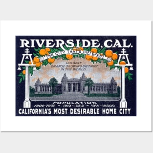 1914 Riverside California Posters and Art